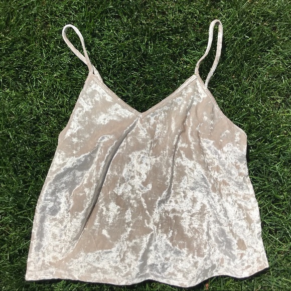 Crushed Velvet Tank Top - Picture 1 of 1